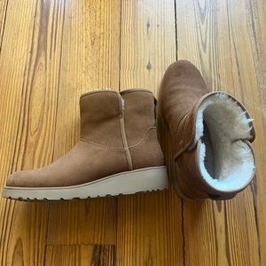 Ugg Mini Suede Shearling Lined Boot